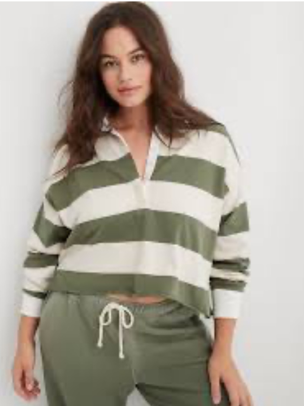 aerie Sporty Prep Rugby Polo size S
